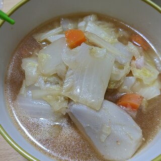 冬野菜たっぷり味噌素麺